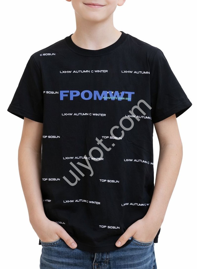 ФУТБОЛКА (7-12 РОКІВ) ЧОРНИЙ