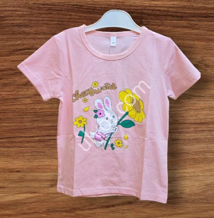 ФУТБОЛКА  (1-3 ГОДА) ПОДСОЛНУХ ПУДРА 