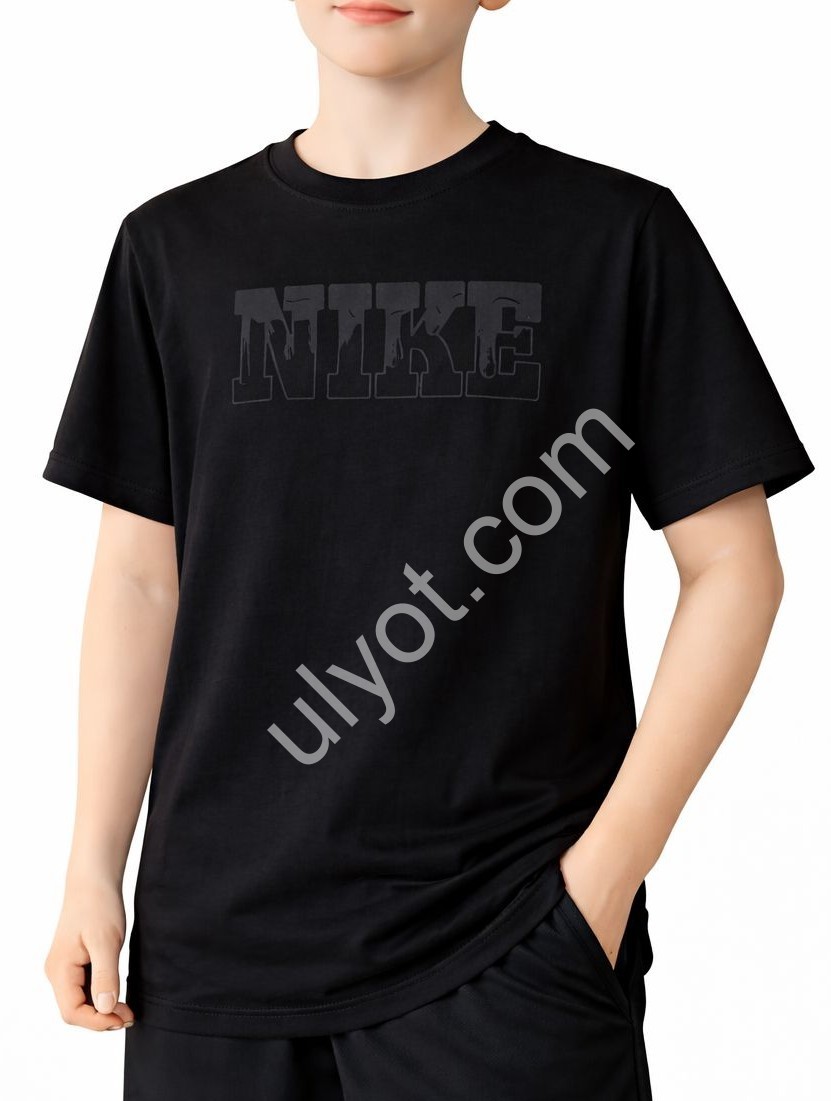 ФУТБОЛКА N02 (11-16 ЛЕТ) ЧЕРНЫЙ 