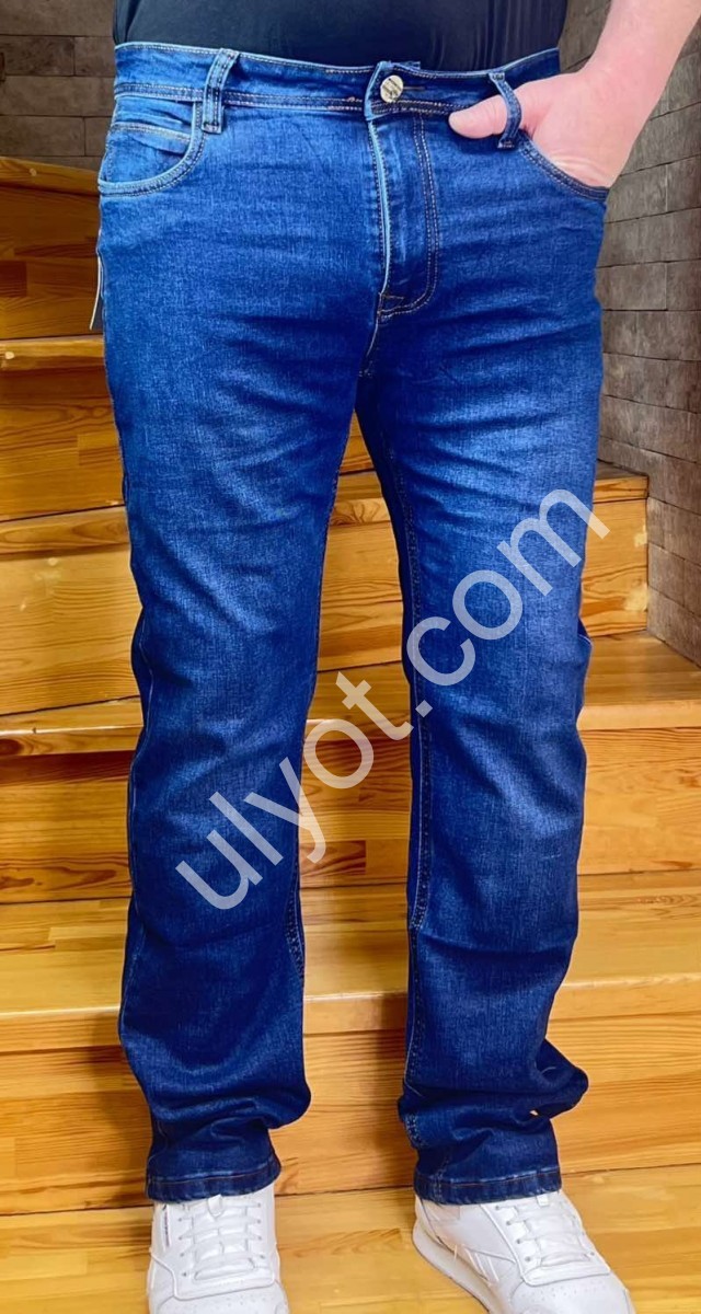 ДЖИНСИ LONGFEI (32-40) Т.СИНІЙ 355B