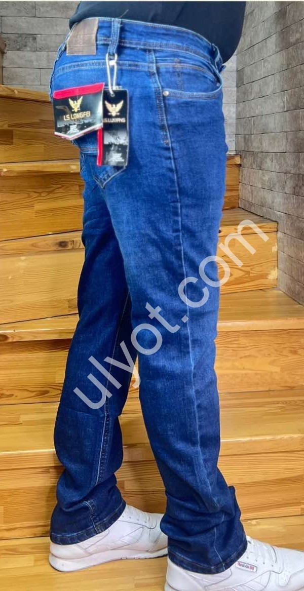 ДЖИНСИ LONGFEI (32-40) Т.СИНІЙ 355B