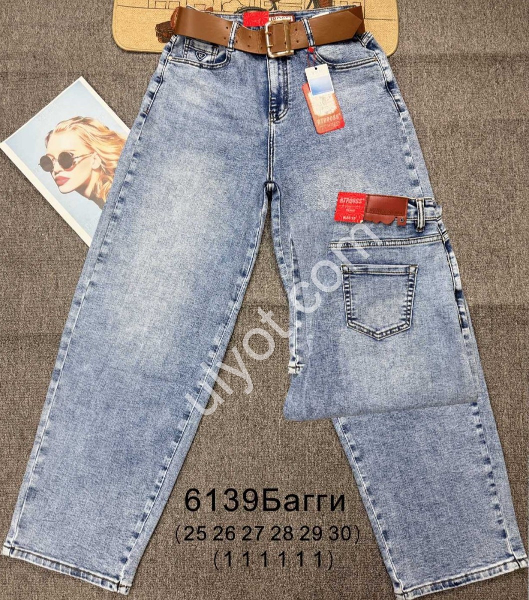 ДЖИНСЫ RTROOSS (25-30) СИНИЙ 6139