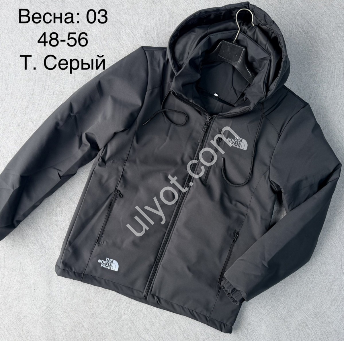 ВЕТРОВКА T48 (48-56) ГРАФИТ 03