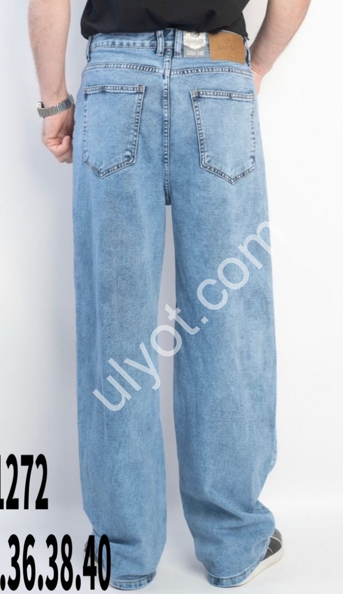 ДЖИНСЫ GAXGAX (30-40) СИНИЙ 1272