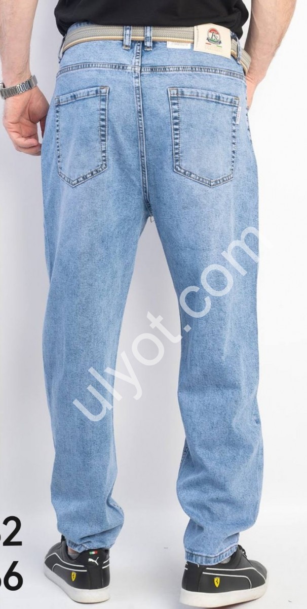 ДЖИНСЫ FEERARS (29-36) MOM ГОЛУБОЙ 8603