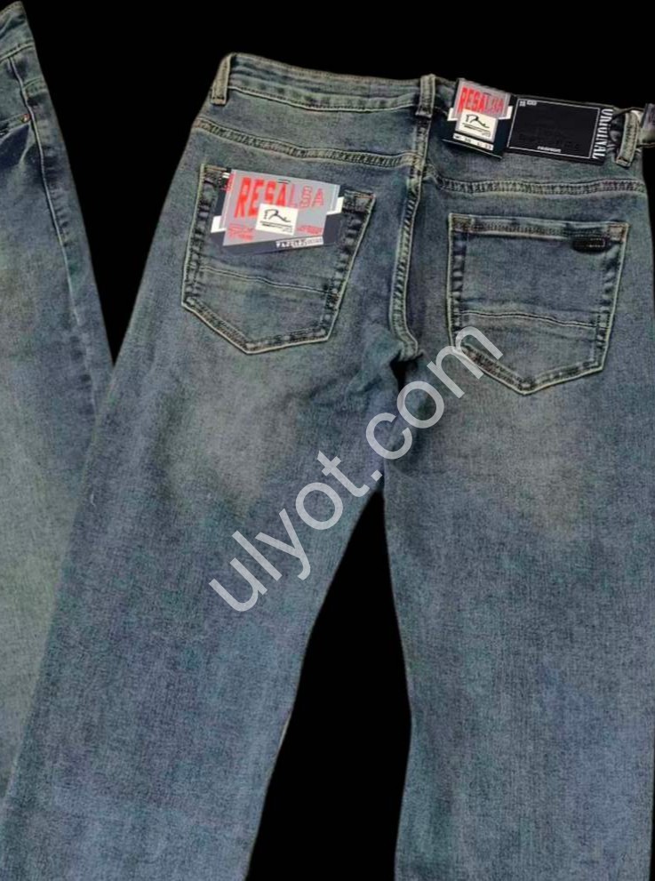 ДЖИНСЫ RESALSA (30-38) СИНИЙ 806