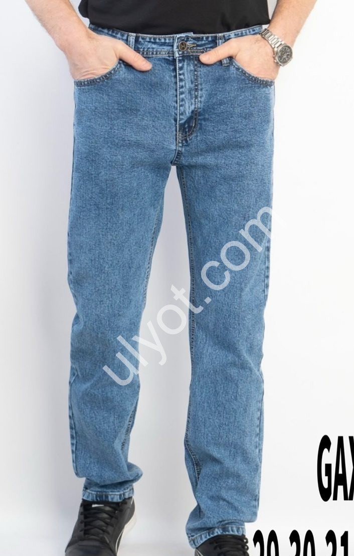 ДЖИНСЫ GAXGAX (29-38) СИНИЙ 1269