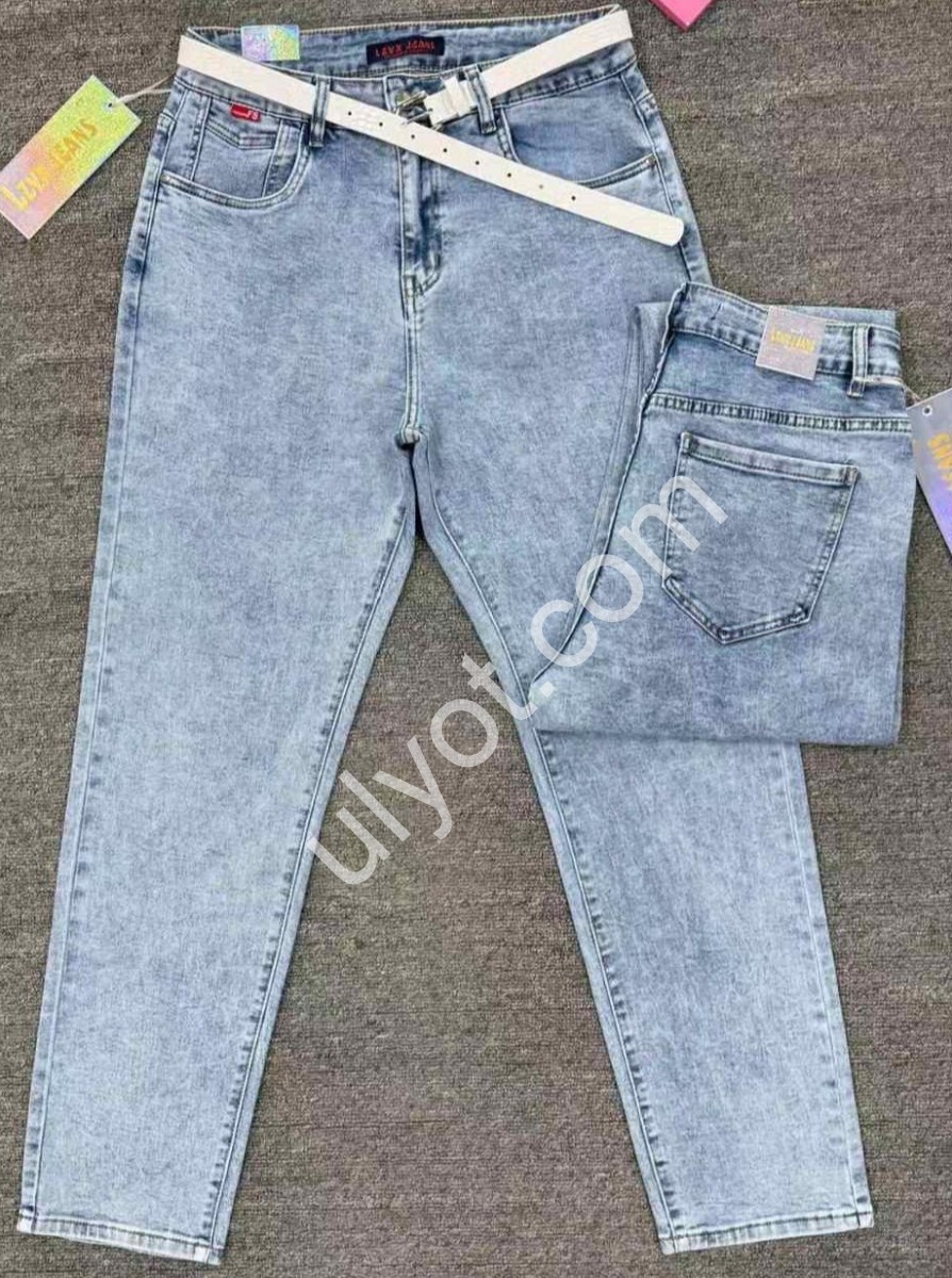 ДЖИНСЫ LZYX (32-38) СИНИЙ 88276