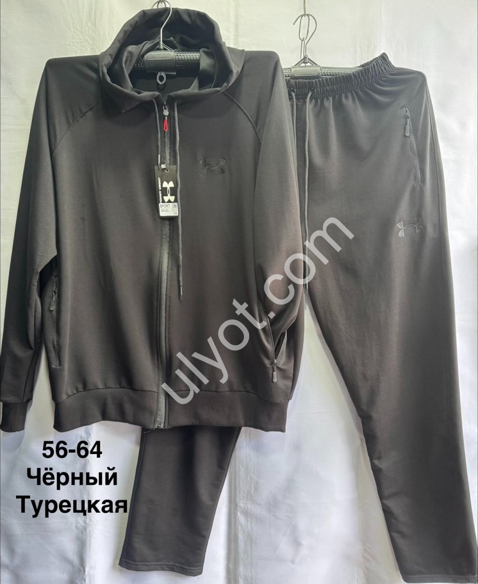 СПОРТ.КОСТЮМ U18 (56-64) ПРЯМОЙ ЧЕРНЫЙ 