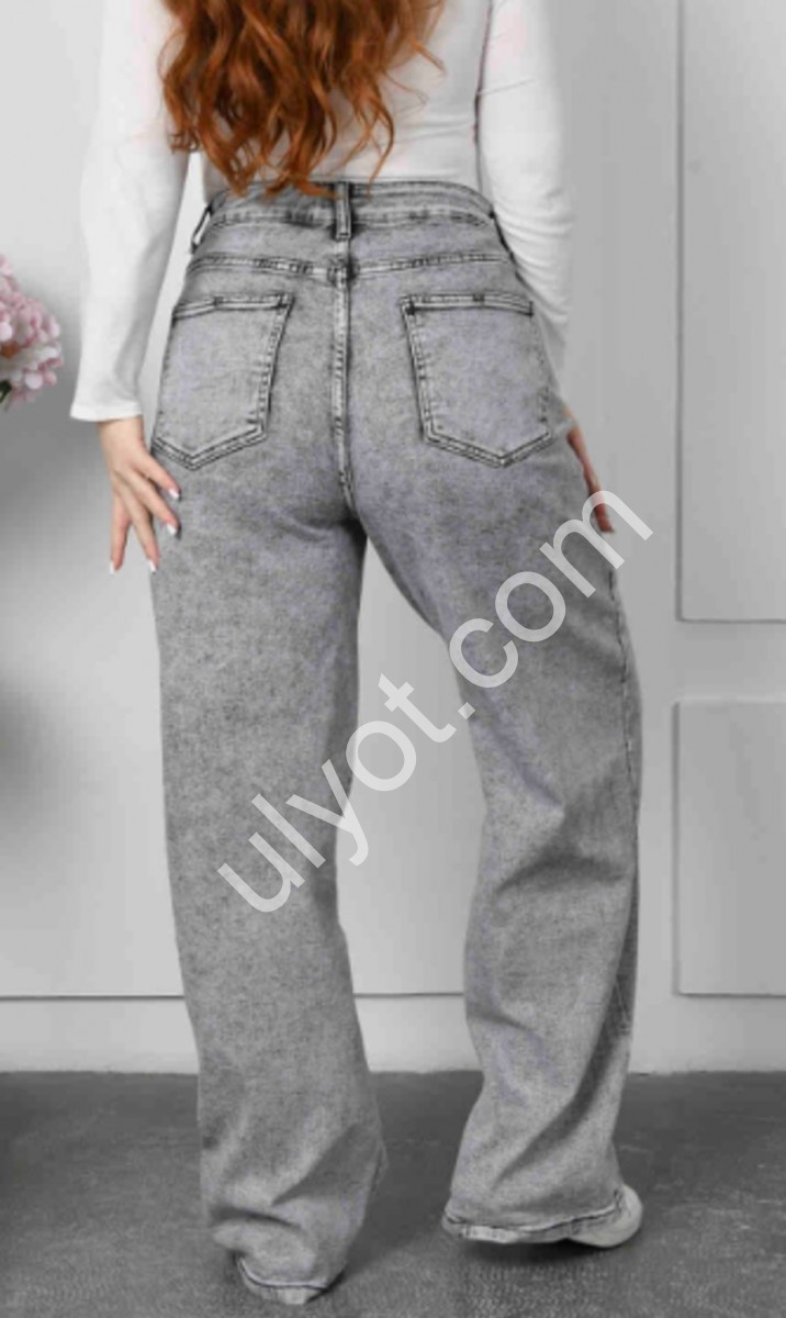 ДЖИНСЫ M.MIKI (30-36) СЕРЫЙ 317
