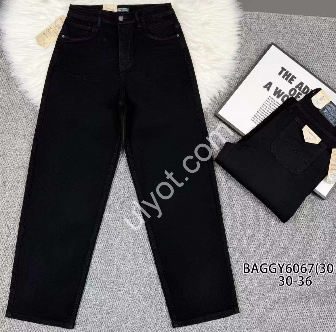 ДЖИНСИ V&D (30-36) ЧОРНИЙ 6067