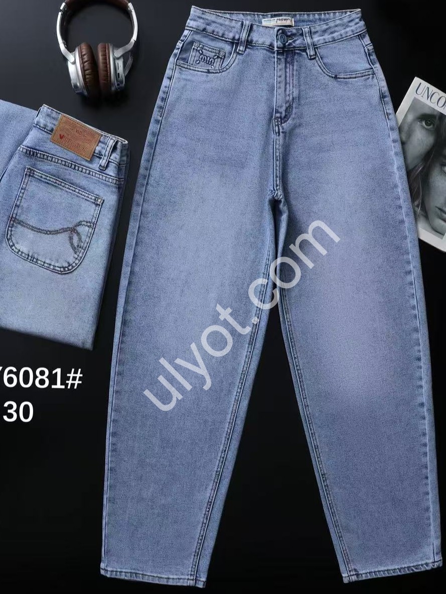 ДЖИНСЫ V&D (25-30) ГОЛУБОЙ 6081