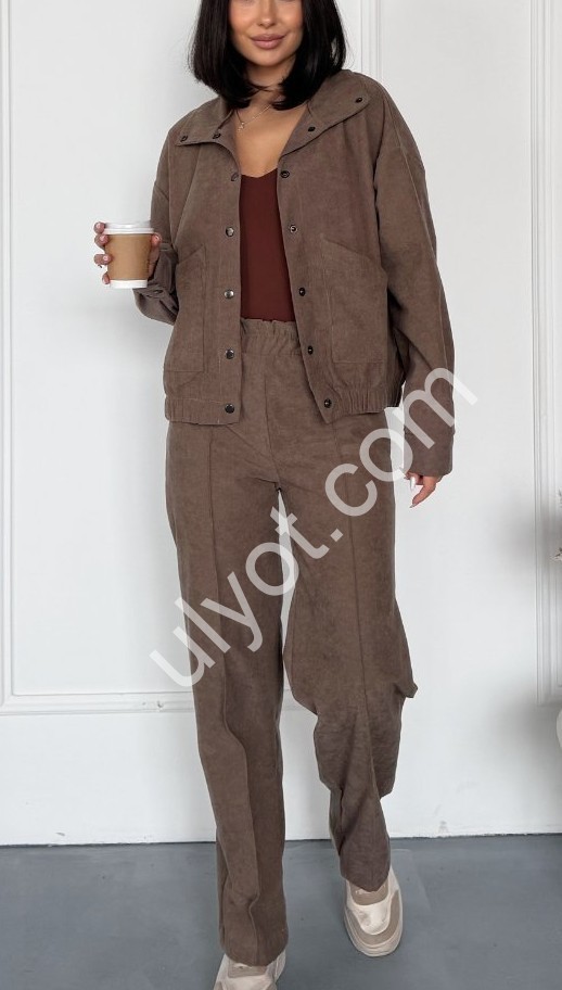 КОСТЮМ (40-52) БЕЖ 385