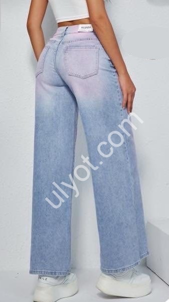 ДЖИНСЫ M.SARA (XS-XL) СИНИЙ 9932-D