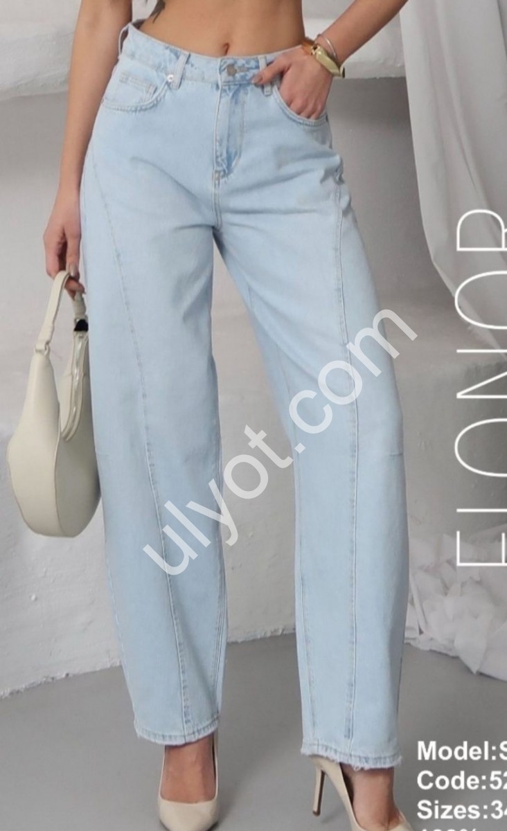 ДЖИНСИ ZEO BASIC (34-42) БЛАКИТНИЙ 5281