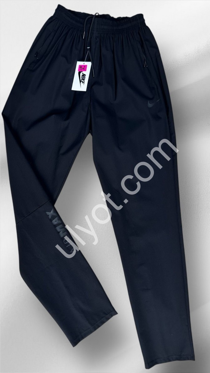 СПОРТ. ШТАНЫ N02 (46-54) ПРЯМОЙ ЧЕРНЫЙ 151/108