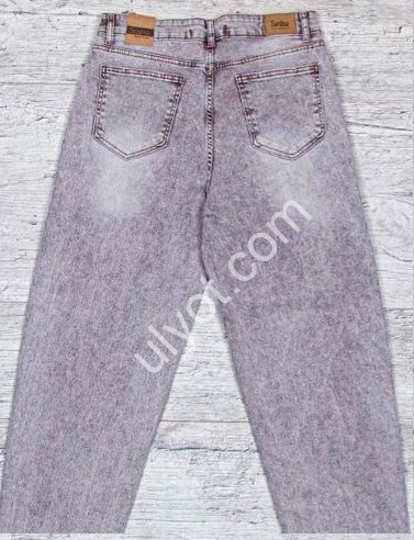 ДЖИНСЫ SASHA (30-36) СТРАЗЫ МОККО 2991