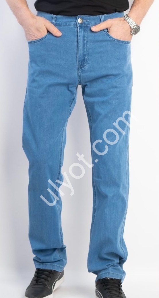 ДЖИНСИ BASANJIU (34-44) СИНІЙ 028-2-12