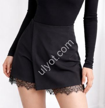 ШОРТЫ-ЮБКА (42-46) ЧЕРНЫЙ 2500