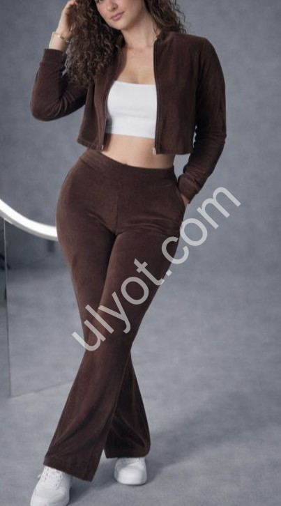 КОСТЮМ (42-48) ШОКОЛАД 1715
