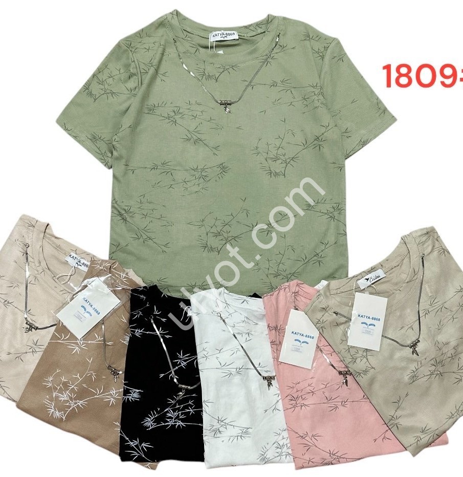 ФУТБОЛКА (ONESIZE 42-48) МИКС 1809