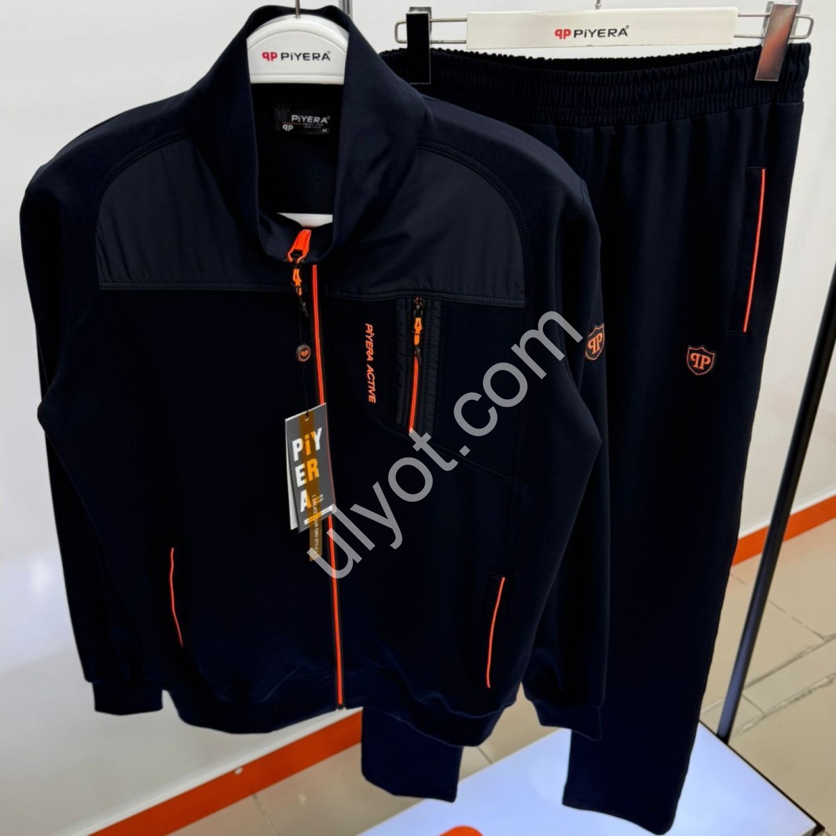 СПОРТ.КОСТЮМ PIERA (M-3XL) ПРЯМИЙ Т.СИНІЙ 7402