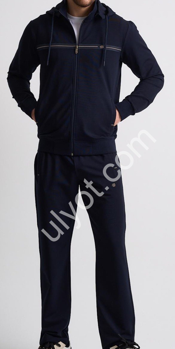 СПОРТ.КОСТЮМ (4XL-6XL) ПРЯМИЙ Т.СИНІЙ 21004