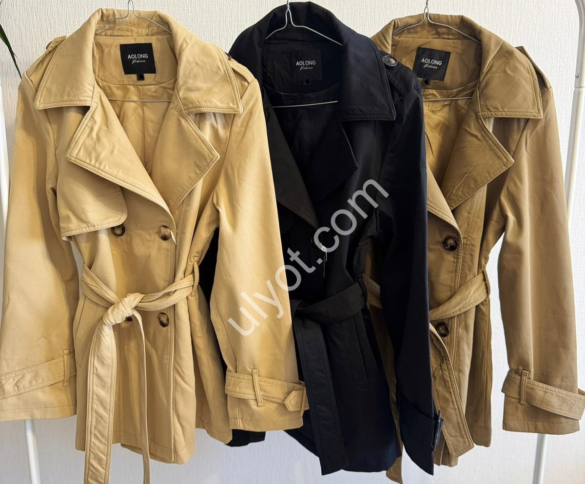 ТРЕНЧ (S-L) СВ.БЕЖ 8888