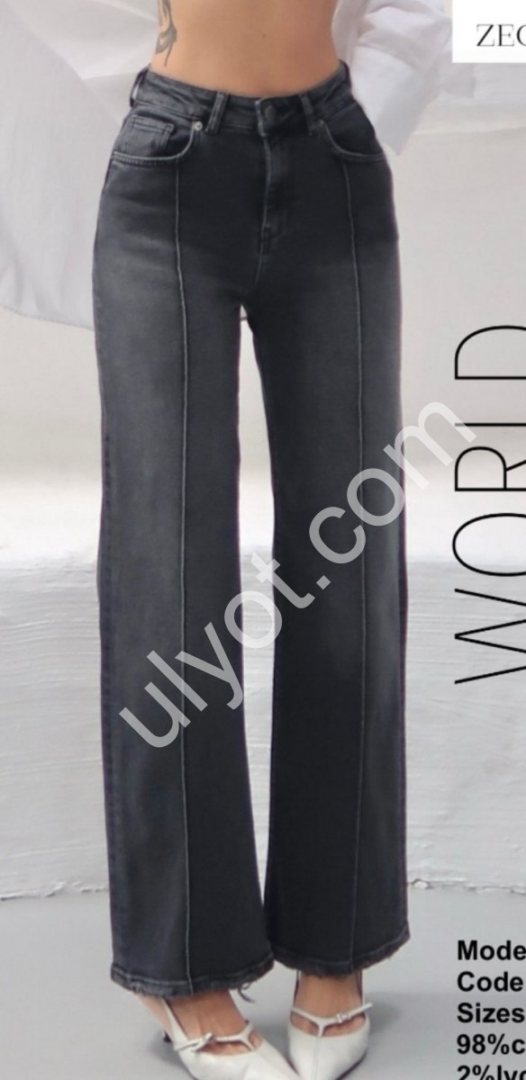 ДЖИНСЫ ZEO BASIC (34-42) ГРАФИТ 5277