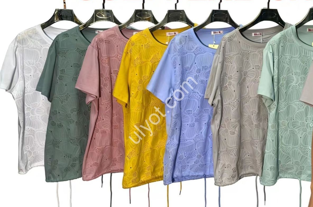 ФУТБОЛКА (2XL-5XL) ЖЕЛТЫЙ 8827