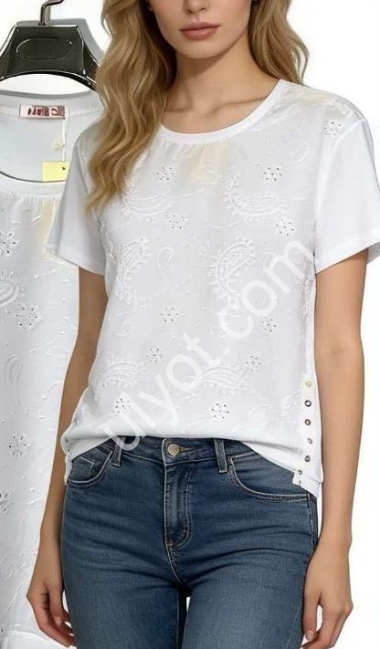 ФУТБОЛКА (2XL-5XL) БЛАКИТНИЙ 8832