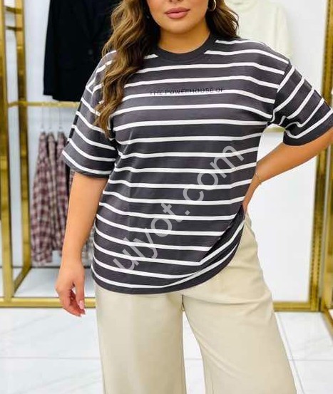 ФУТБОЛКА (52-60) СЕРЫЙ TW337