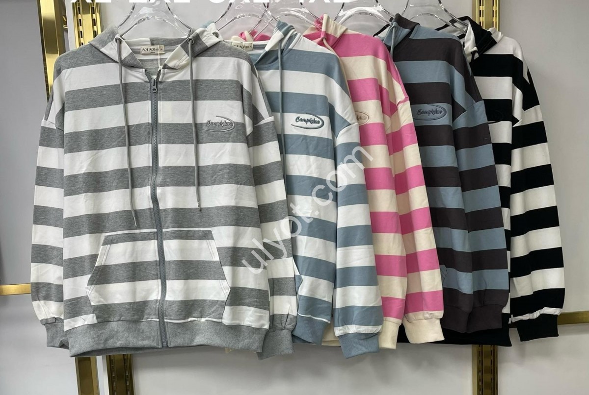 КОФТА (48-54) СЕРЫЙ+БЕЛЫЙ WT878