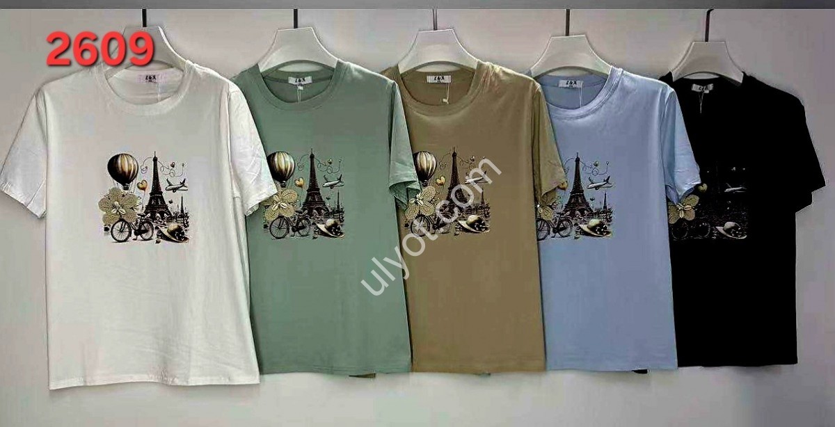 ФУТБОЛКА (ONESIZE 50-56) МИКС 2609