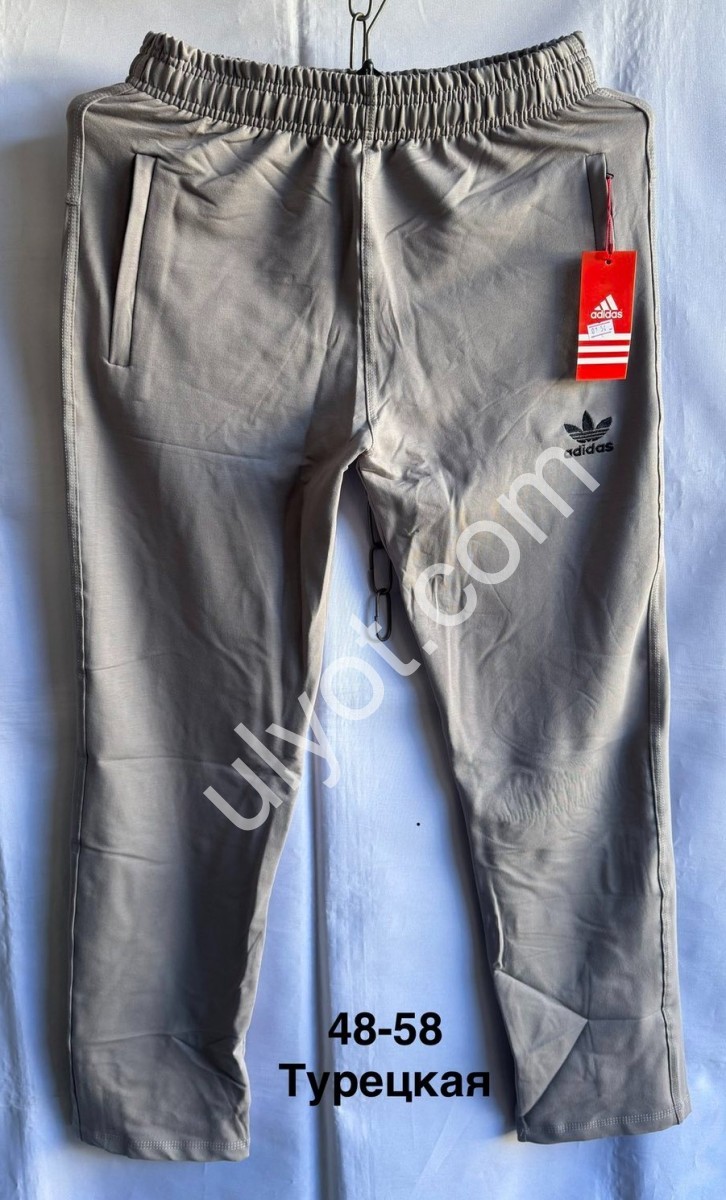 СПОРТ.ШТАНЫ A01 (48-58) ПРЯМОЙ СЕРЫЙ 