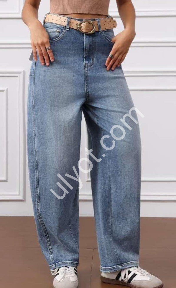 ДЖИНСЫ M.SARA (XS-XL) СИНИЙ 1652-H