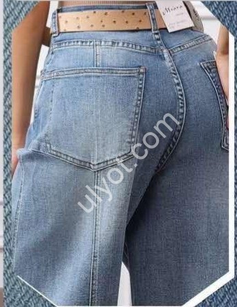 ДЖИНСЫ M.SARA (XS-XL) СИНИЙ 1652-H