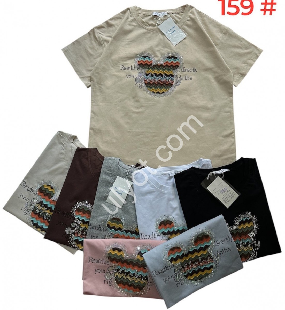 ФУТБОЛКА (ONESIZE 48-52) МИКС 159