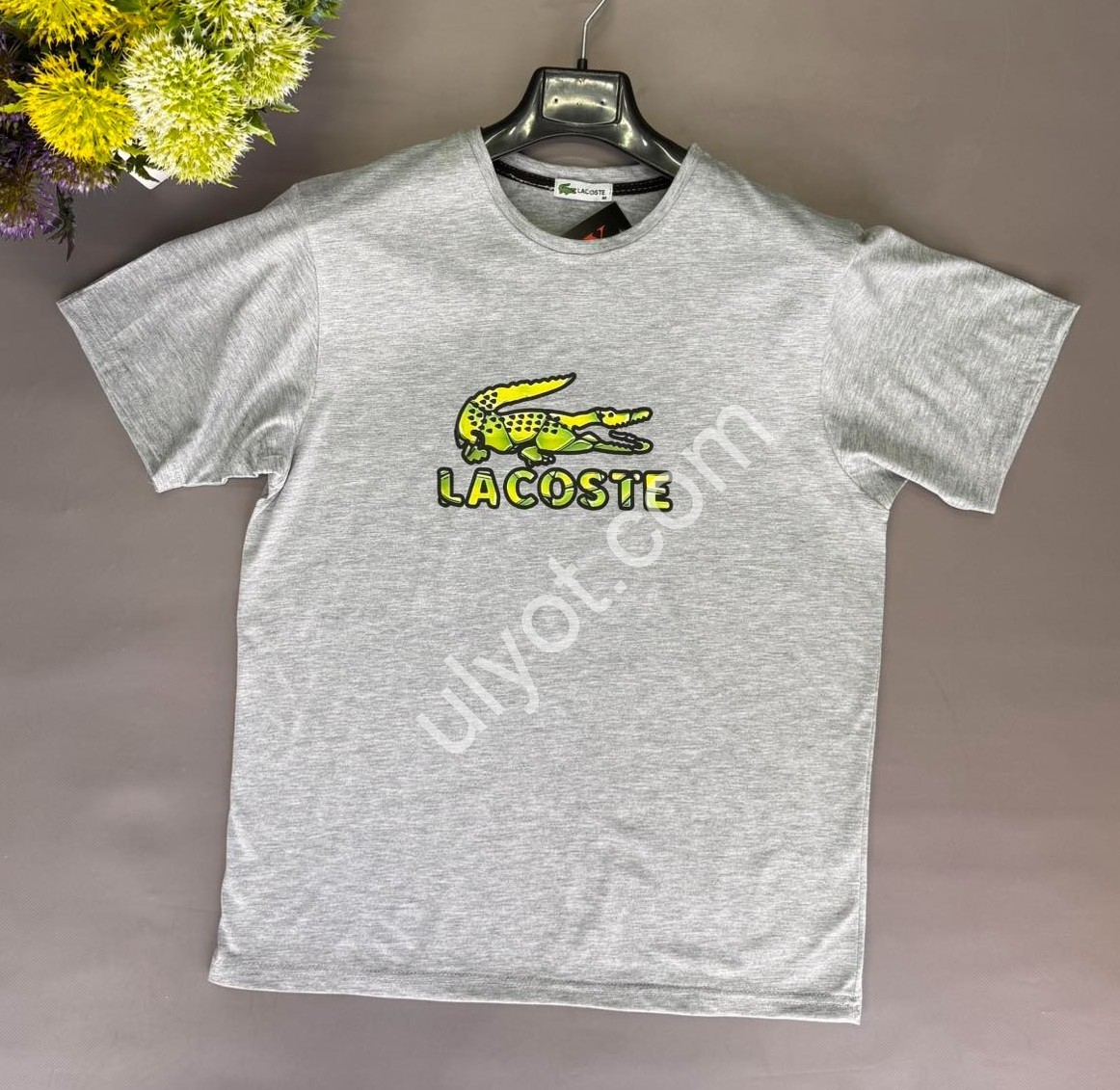 ФУТБОЛКА L09  (S-2XL) СЕРЫЙ 