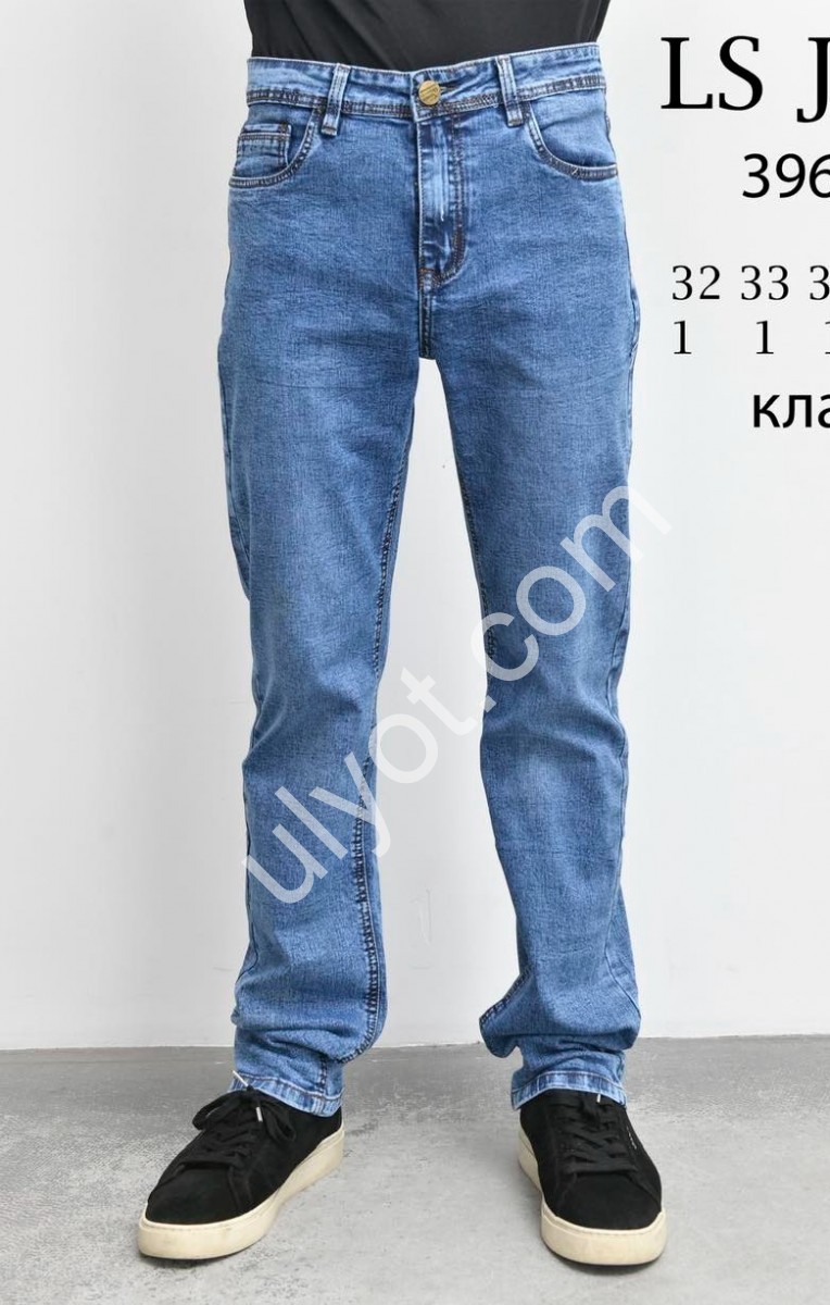 ДЖИНСИ LS JEANS (32-40) СИНІЙ 386B