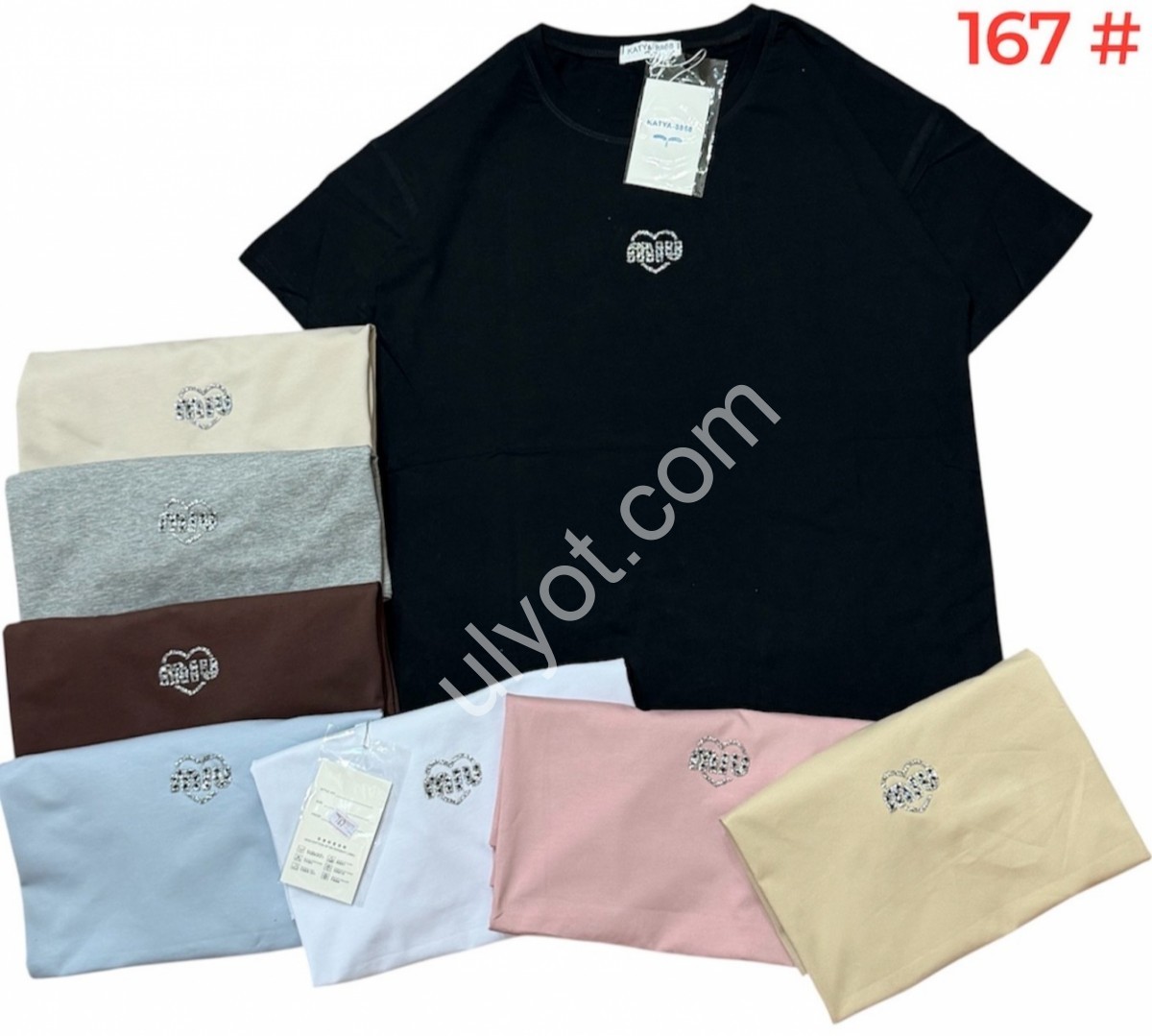 ФУТБОЛКА (ONESIZE 48-52) МИКС 167