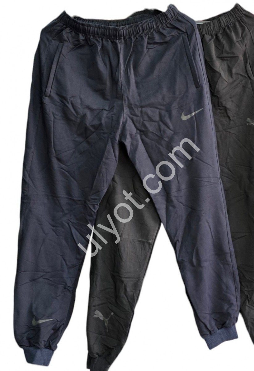 СПОРТ. ШТАНЫ N02 (46-54) МАНЖЕТ Т.СИНИЙ 