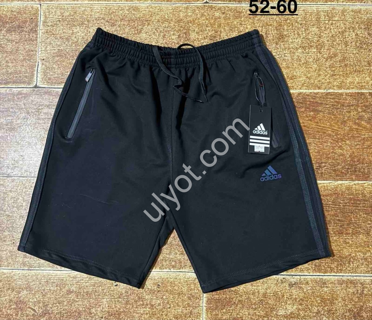 ШОРТЫ A01 (52-60) ЧЕРНЫЙ+ЧЕРНЫЙ 003