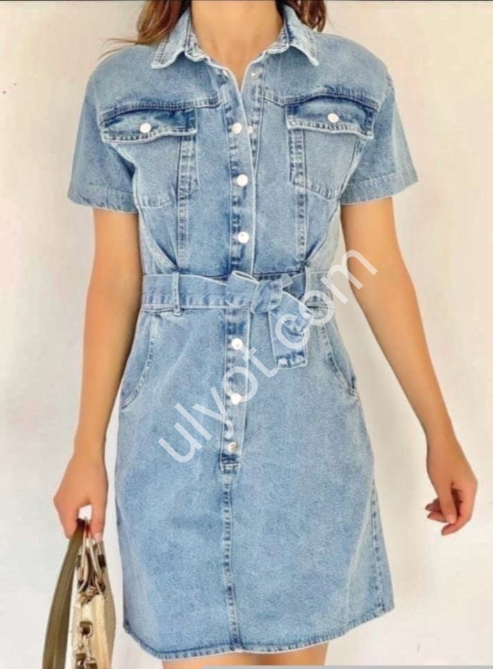 ДЖИНСОВОЕ ПЛАТЬЕ TOP SHOP (S-L) ГОЛУБОЙ 4017