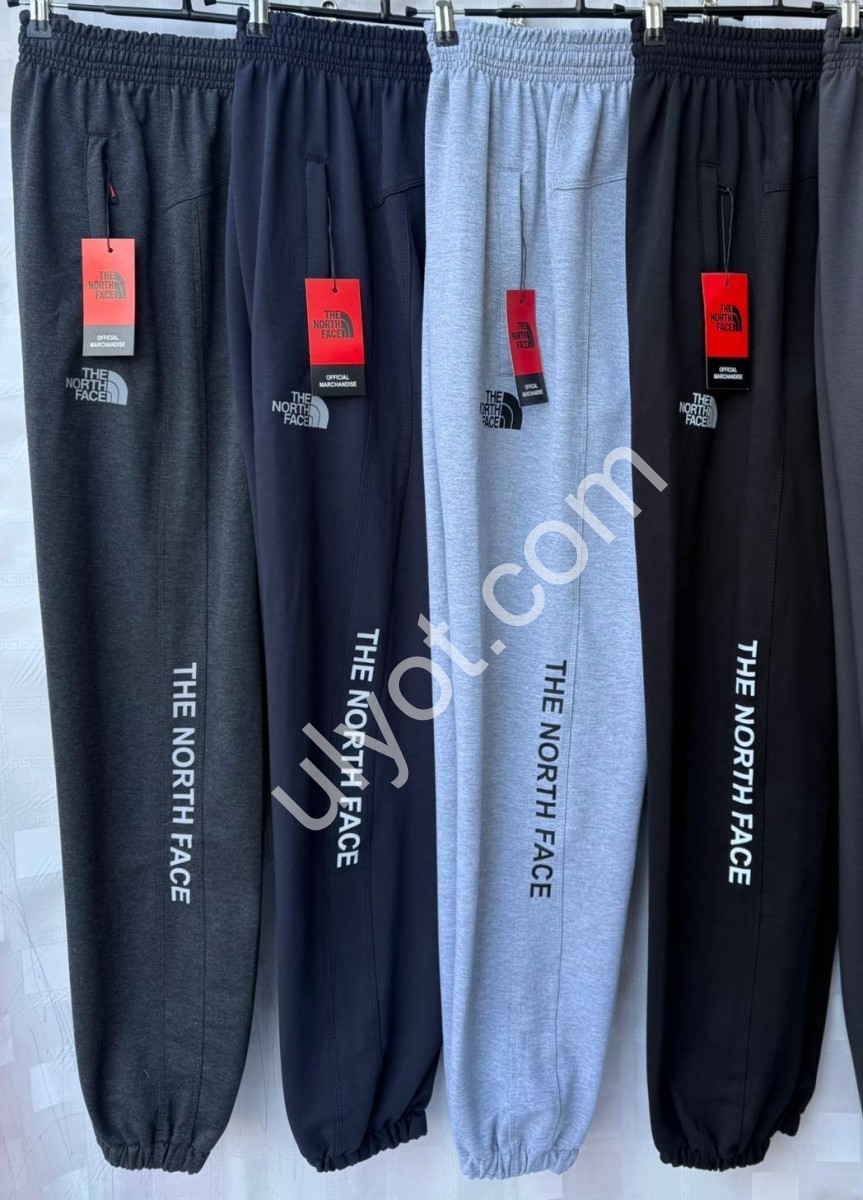 СПОРТ.ШТАНЫ T48 (46-56) МАНЖЕТ ЧЕРНЫЙ 065-TNF