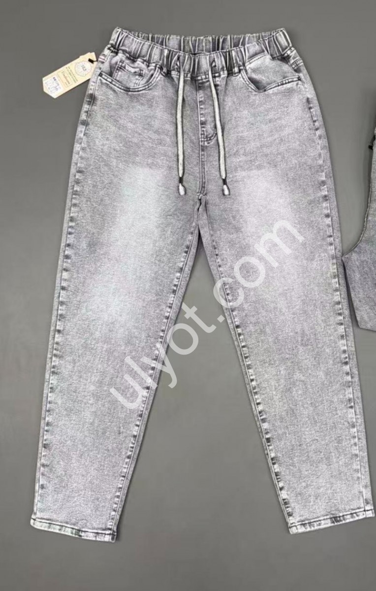 ДЖИНСИ VINDASION (32-42) СВ.СІРИЙ 7039