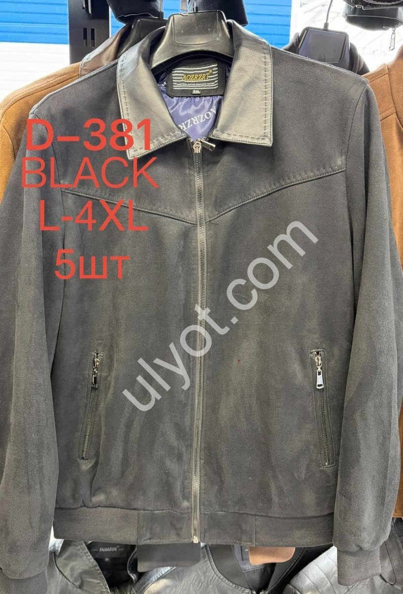 КУРТКА AOZRZRT (L-4XL) ЧОРНИЙ D-381