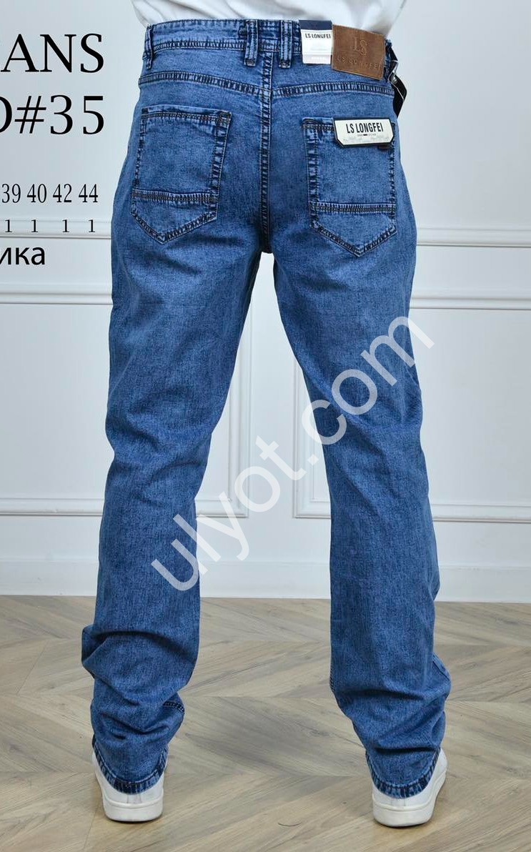 Фото 1 ДЖИНСЫ LS JEANS (34-44) СИНИЙ 802D