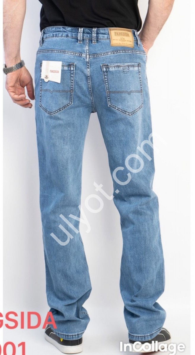 ДЖИНСЫ FANGSIDA (30-38) СИНИЙ 8901
