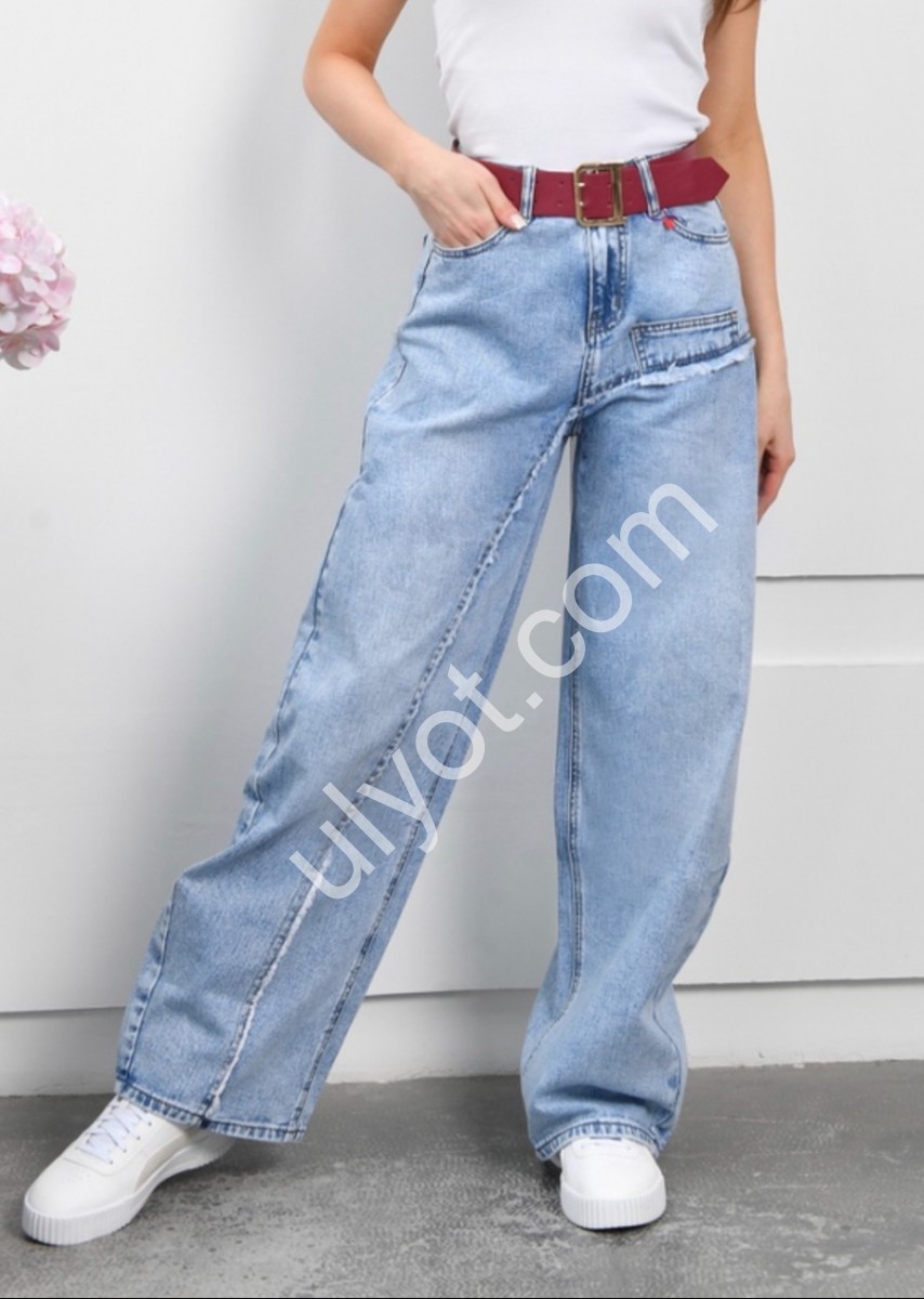 ДЖИНСЫ RTROOSS (26-28) ГОЛУБОЙ 6121